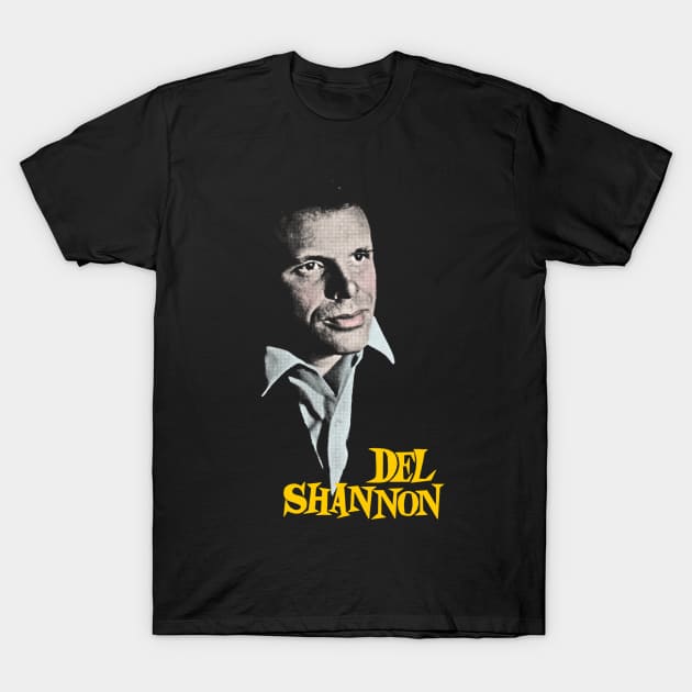 Del Shannon - Retro Design T-Shirt by DankFutura